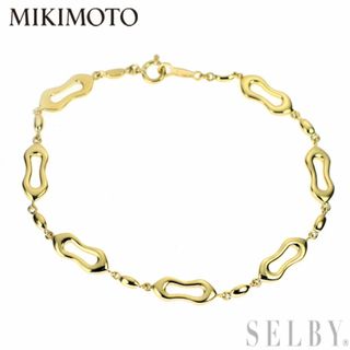 ミキモト(MIKIMOTO)のミキモト K18YG デザイン ブレスレット(ブレスレット/バングル)