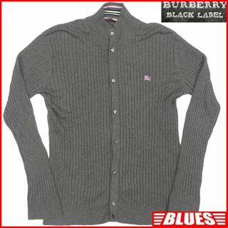 バーバリーブラックレーベル(BURBERRY BLACK LABEL)のバーバリーブラックレーベル 廃盤 カーディガン ニット L ウール TY2954(カーディガン)