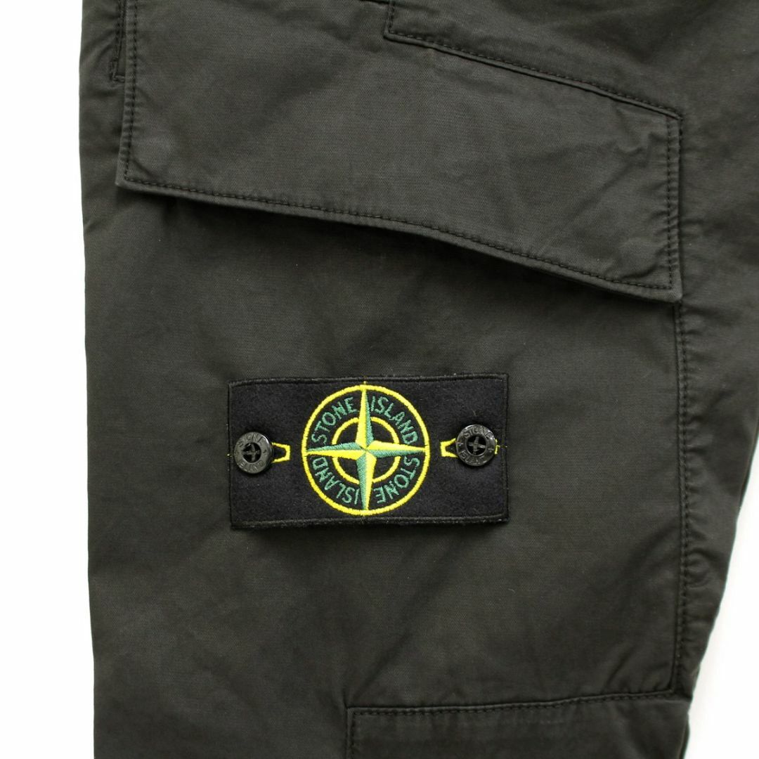 STONE ISLAND(ストーンアイランド)の送料無料 17 STONE ISLAND ストーンアイランド 771530610 V0029 ブラック カーゴパンツ SKINNY size 28 メンズのパンツ(ワークパンツ/カーゴパンツ)の商品写真