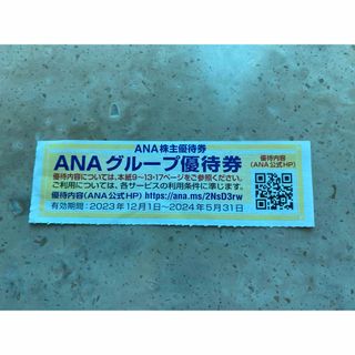 エーエヌエー(ゼンニッポンクウユ)(ANA(全日本空輸))のANA株主優待券　ANAグループ優待券(その他)