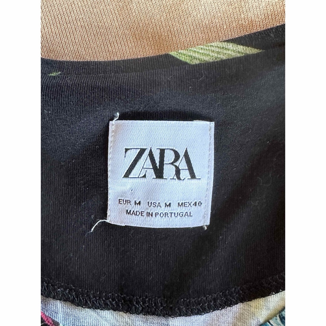 ZARA(ザラ)の■メンズ　ZARA Tシャツ　ボタニカル柄　サイズＭ メンズのトップス(シャツ)の商品写真