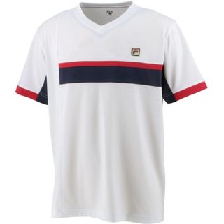 フィラ(FILA)のFILA フィラ テニスウェア 半袖Tシャツ VM5603ホワイト メンズM新品(ウェア)