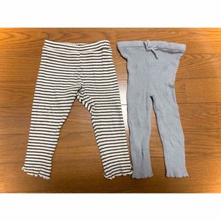 (子供服)レギンス２本セット