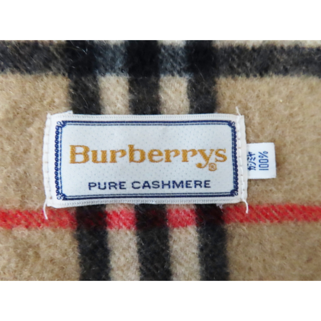 BURBERRY(バーバリー)のK02 Burberrys バーバリー ノバチェック カシミヤ マフラー ベージュ レディースのファッション小物(マフラー/ショール)の商品写真