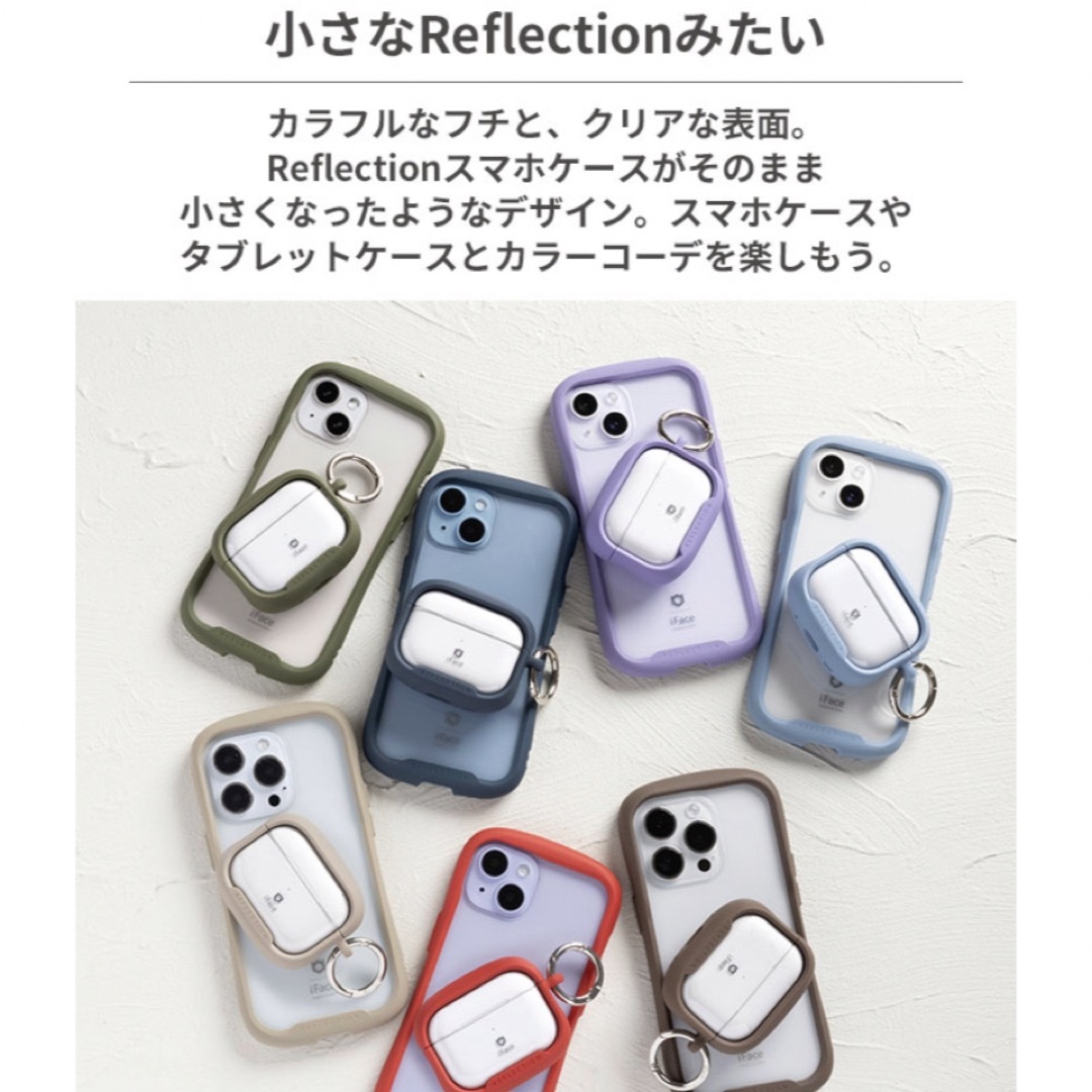 Hamee(ハミィ)のiFace Reflection  for AirPods Pro  ネイビー スマホ/家電/カメラのオーディオ機器(ヘッドフォン/イヤフォン)の商品写真