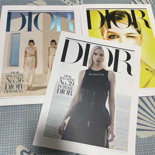 クリスチャンディオール(Christian Dior)のdior 冊子 3冊(ファッション)
