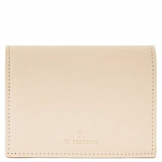 イルビゾンテ(IL BISONTE)のIL BISONTE イルビゾンテ 二つ折り財布 SSW014 PV0001 SMALL WALLET レディース 女性 メンズ 男性 ユニセックス 男女兼用 ウォレット WH179 BIANCO LATTE ホワイト(財布)