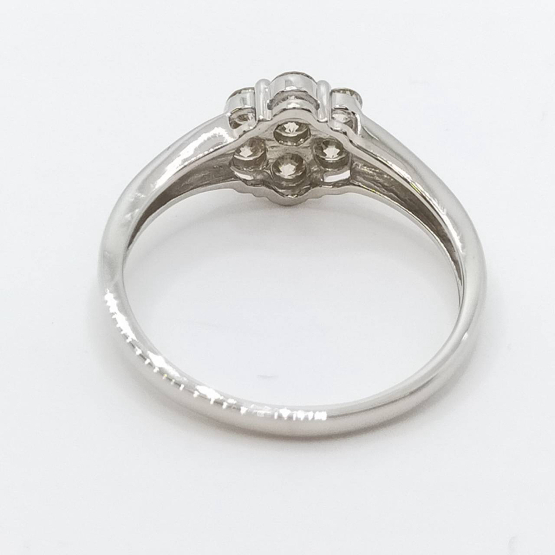天然ダイヤモンド　リング　指輪　フラワー　お花　セブンスター　0.50ct レディースのアクセサリー(リング(指輪))の商品写真