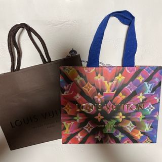 ルイヴィトン(LOUIS VUITTON)のルイヴィトンショッパー2枚セット(ショップ袋)