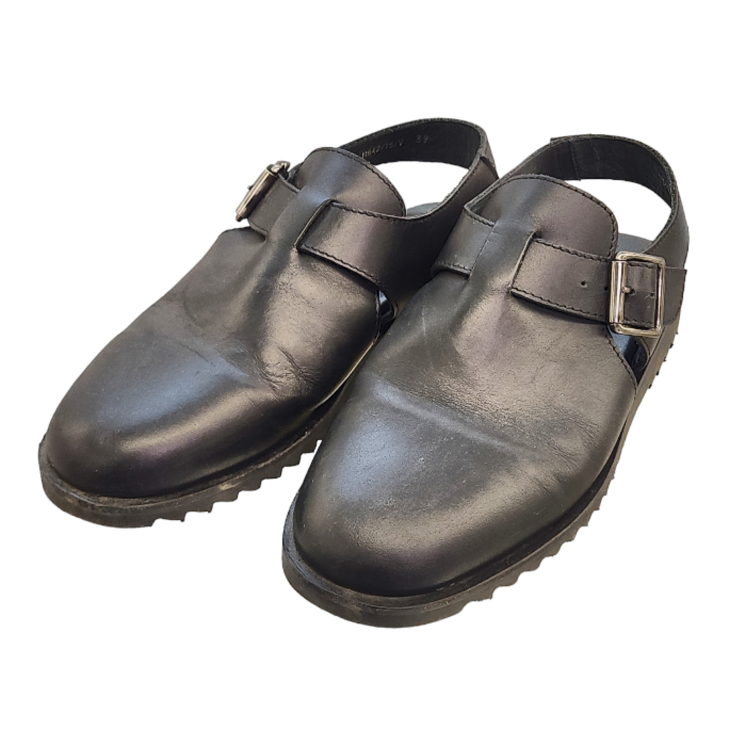 Paraboot(パラブーツ)のParaboot ADRIATIC アドリアティック サンダル レディース レザー バックストラップ NOIR 39(24.5～25cm) カジュアル SPORTS SOLE 中古 T1 レディースの靴/シューズ(サンダル)の商品写真