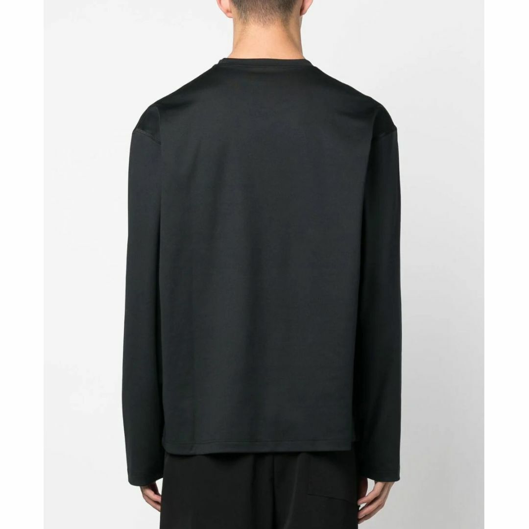 Jil Sander(ジルサンダー)の送料無料 1 JIL SANDER ジルサンダー J47GC0022 J20033 ブラック Tシャツ 長袖 カットソー size XL メンズのトップス(Tシャツ/カットソー(七分/長袖))の商品写真