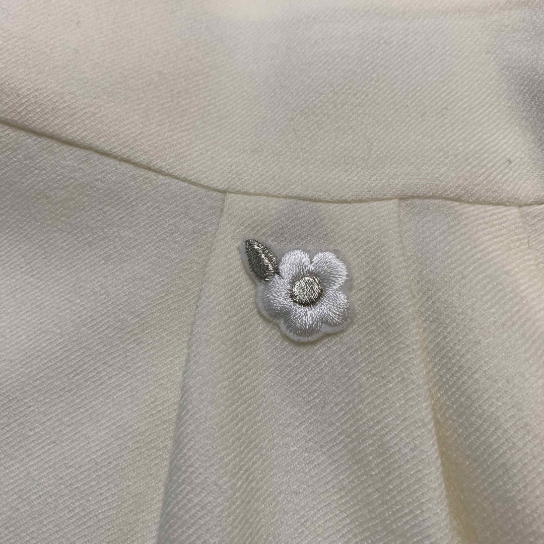 M'S GRACY(エムズグレイシー)のエムズグレイシー　スカート　フレア　白　ウール　L レディースのスカート(ひざ丈スカート)の商品写真