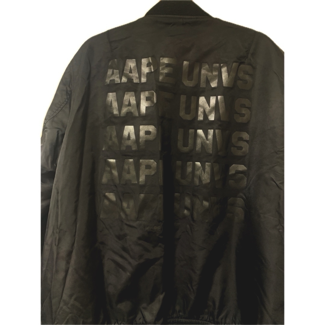 AAPE BY A BATHING APE(エーエイプバイアベイシングエイプ)のAAPE MA-1 リバーシブル　ジャケット メンズのジャケット/アウター(ミリタリージャケット)の商品写真