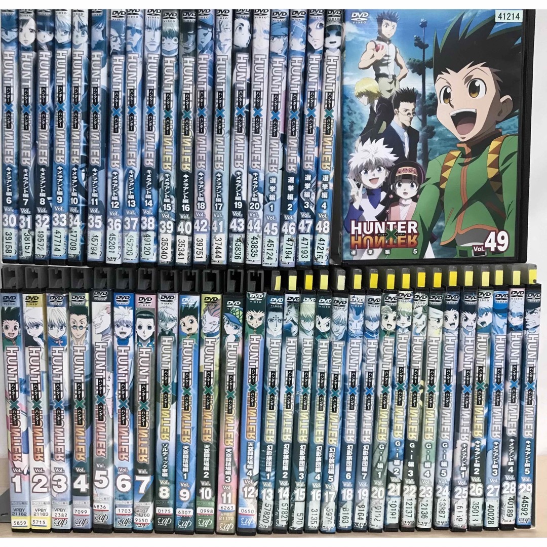 『HUNTER×HUNTER ハンター×ハンター』DVD 全49巻セット　全巻