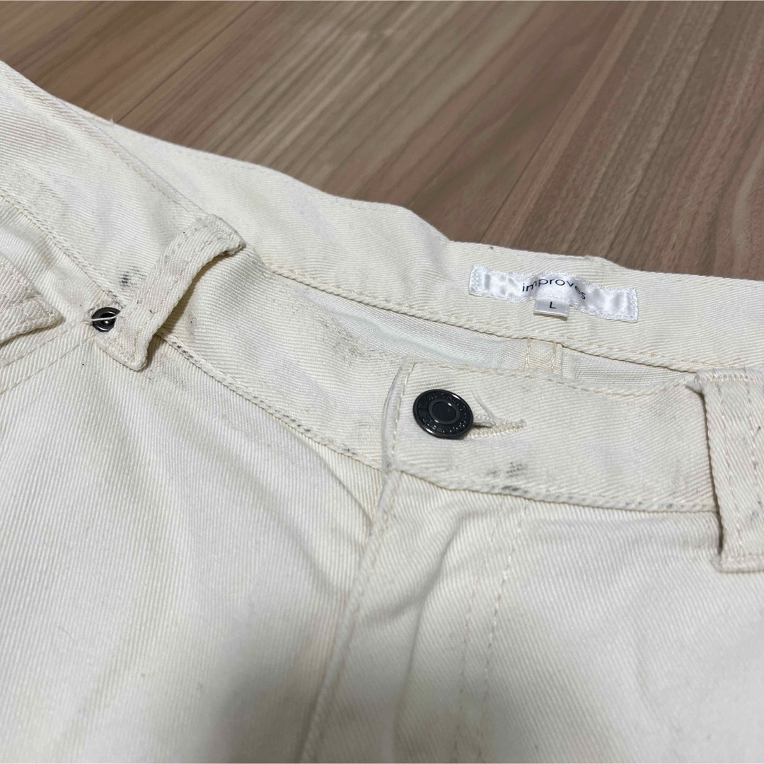 メンズホワイトパンツ メンズのパンツ(デニム/ジーンズ)の商品写真
