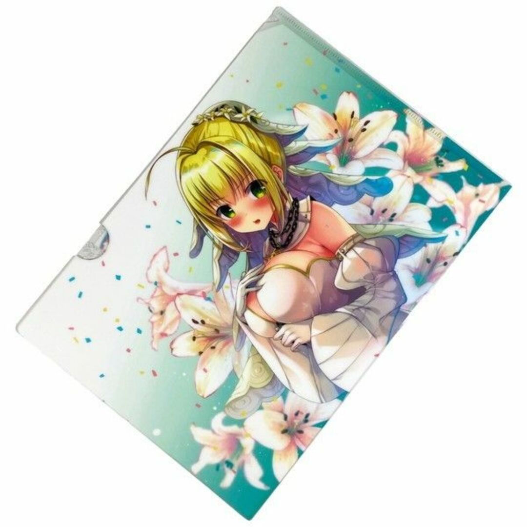 Twin Box 花花捲＆草草饅 Fate セイバー A4 クリアファイル エンタメ/ホビーのアニメグッズ(クリアファイル)の商品写真