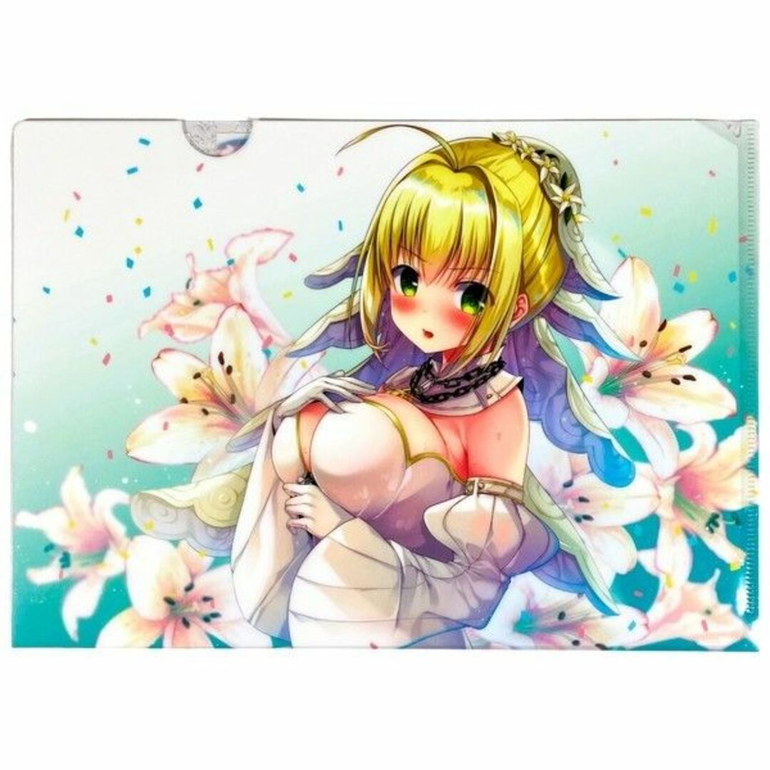 Twin Box 花花捲＆草草饅 Fate セイバー A4 クリアファイル エンタメ/ホビーのアニメグッズ(クリアファイル)の商品写真