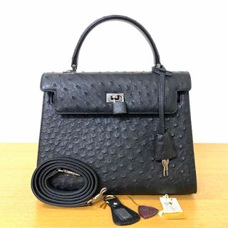 美品 HIGHCLASS ハイクラス ハンドバッグ オーストリッチ ☆エルメス(ハンドバッグ)