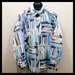 ポールスミスコレクション(Paul Smith COLLECTION)のポールスミス 長袖シャツ 総柄/ブルー系(シャツ)