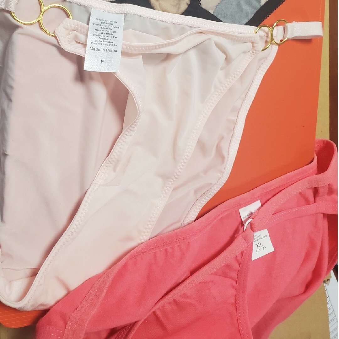 お得♪　　新品未使用 　ピンク色　ショーツ　XLとFフリーサイズ レディースの下着/アンダーウェア(ショーツ)の商品写真