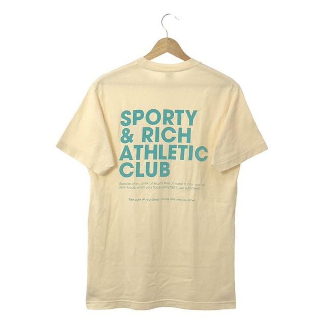 SPORTY&RICH / スポーティーアンドリッチ | EXERCISE OFTEN T SHIRT Tシャツ | S | クリーム | レディース レディースのトップス(Tシャツ(半袖/袖なし))の商品写真