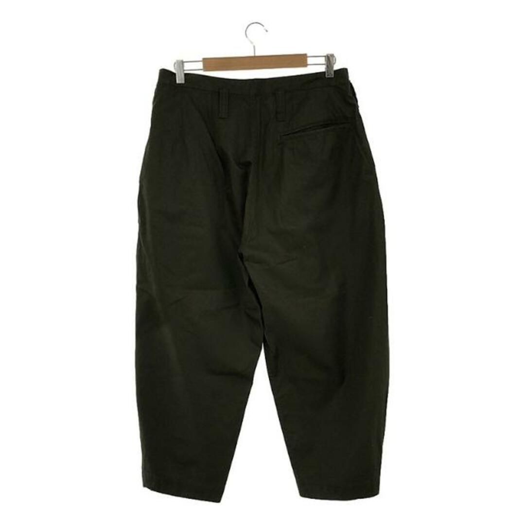 PORTER CLASSIC(ポータークラシック)の【美品】  PORTER CLASSIC / ポータークラシック | WEATHER BEBOP PANTS / タック ワイド ウェザービバップパンツ | M | olive | メンズ メンズのパンツ(その他)の商品写真