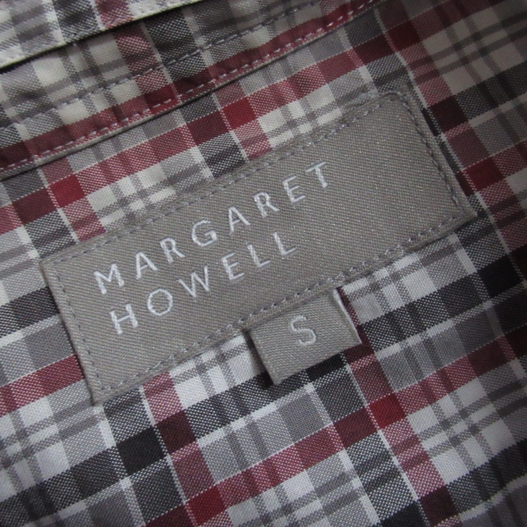 MARGARET HOWELL(マーガレットハウエル)のMARGARET HOWELL コットン チェック シャツ トップス S MHL メンズのトップス(シャツ)の商品写真