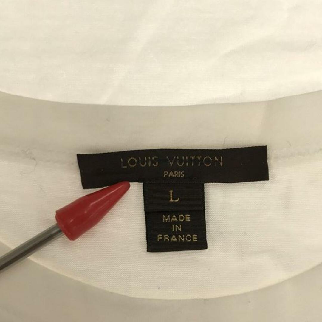 LOUIS VUITTON(ルイヴィトン)の【美品】  Louis Vuitton / ルイヴィトン | スパンコールロゴTシャツ | L | ホワイト | レディース レディースのトップス(Tシャツ(半袖/袖なし))の商品写真