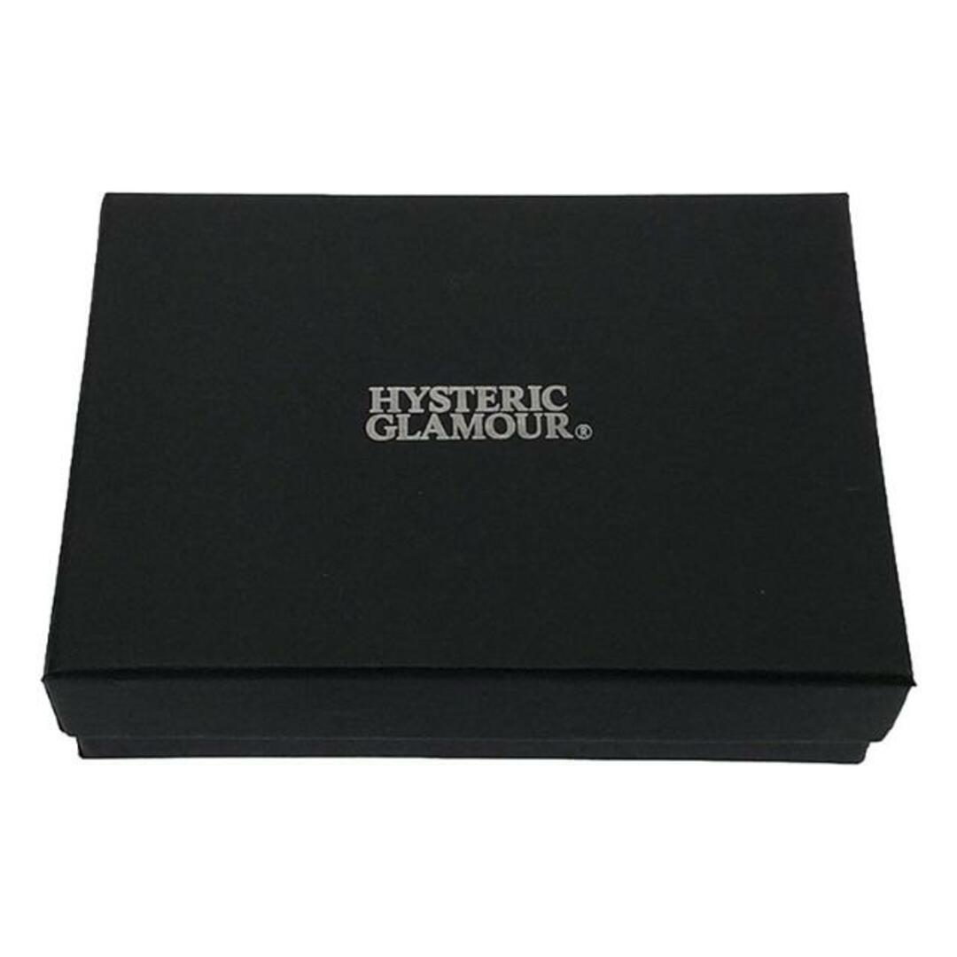 HYSTERIC GLAMOUR(ヒステリックグラマー)の【美品】  HYSTERIC GLAMOUR / ヒステリックグラマー | ロゴスタッズ 三つ折りウォレット | ブラック | レディース レディースのファッション小物(財布)の商品写真