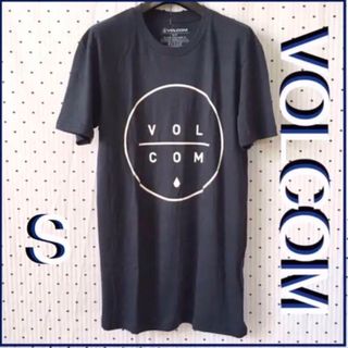 ボルコム(volcom)のvolcomボルコムUS限定ロゴサークルTシャツASHnavy S  1点物(Tシャツ/カットソー(半袖/袖なし))