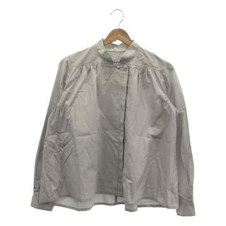 foufou / フーフー | 2021AW |  the museum  uniform shirts「ザミュージアム」ユニフォームシャツ | F | シルバーグレー | レディース(シャツ/ブラウス(長袖/七分))