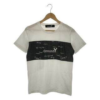 グラウンドワイ(Ground Y)のGround Y / グラウンドワイ | コットン ロゴTシャツ | 1 | ホワイト/ブラック | レディース(Tシャツ(半袖/袖なし))