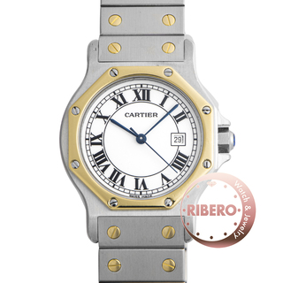 カルティエ(Cartier)のCARTIER カルティエ サントスオクタゴンLM 81037288【中古】(腕時計(アナログ))