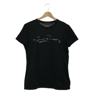 ルイヴィトン(LOUIS VUITTON)のLouis Vuitton / ルイヴィトン | スパンコールロゴTシャツ | M | ブラック | レディース(Tシャツ(半袖/袖なし))