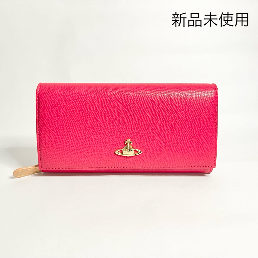 Vivienne Westwood(ヴィヴィアンウエストウッド)の【新品未使用】Vivienne Westwood 長財布　ピンク レディースのファッション小物(財布)の商品写真