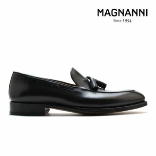 MAGNANNI - 【NEGRO】マグナーニ MAGNANNI 21155 NEGRO タッセルローファー ドレスシューズ Uチップ 革靴 紳士靴 ブラック 黒 メンズ【送料無料】