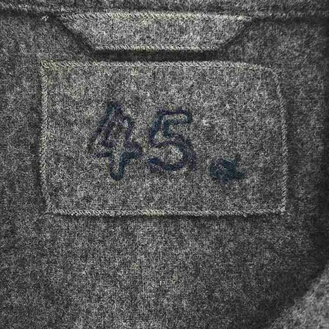 45R(フォーティファイブアール)の45r / フォーティファイブアール | ウールメルトン ダブルコート | 2 | グレー | レディース レディースのジャケット/アウター(その他)の商品写真