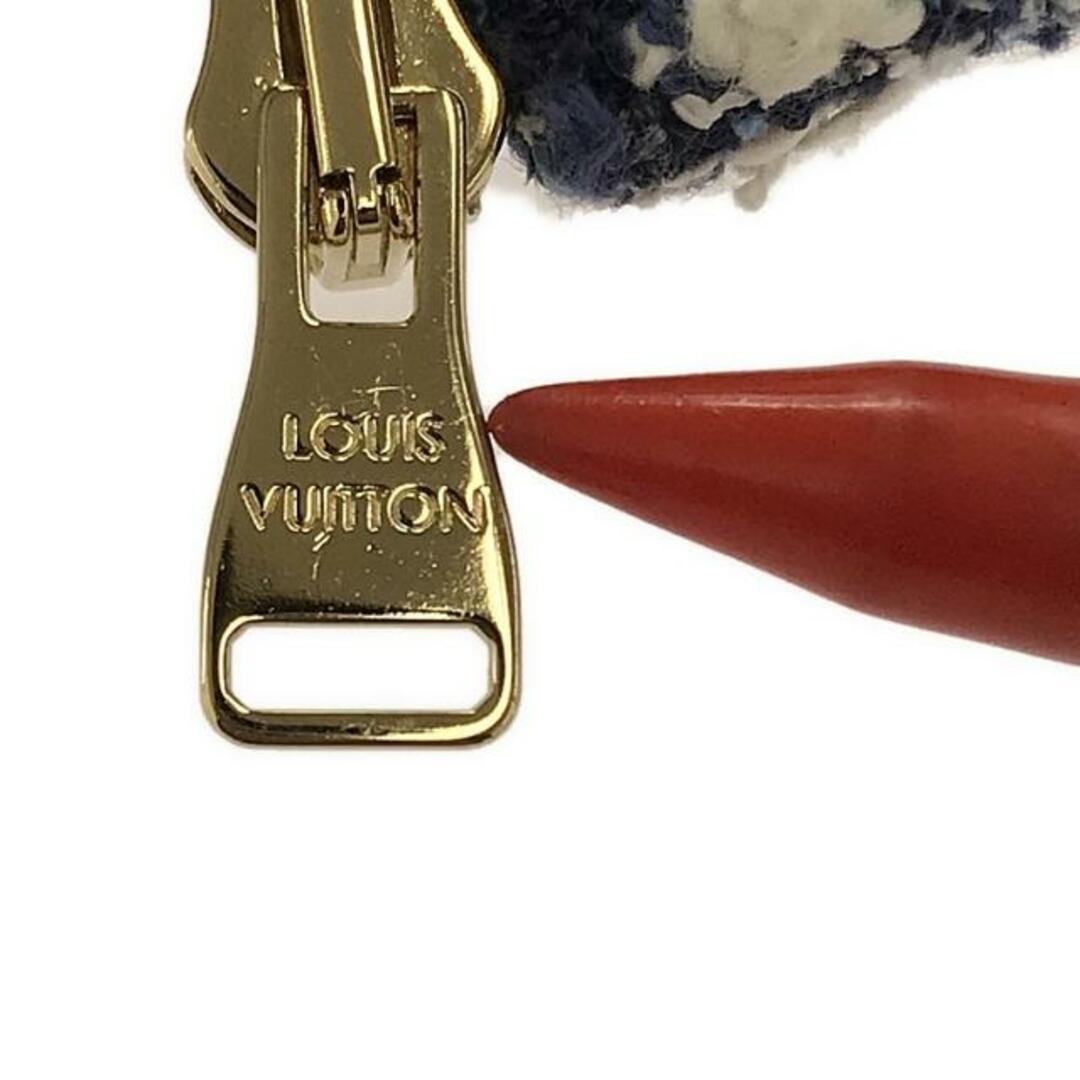 LOUIS VUITTON(ルイヴィトン)のLouis Vuitton / ルイヴィトン | 2014SS | モノグラム柄 ツイード ノーカラージャケット | 38 | ホワイト/ブルー/ブラック | レディース レディースのジャケット/アウター(その他)の商品写真