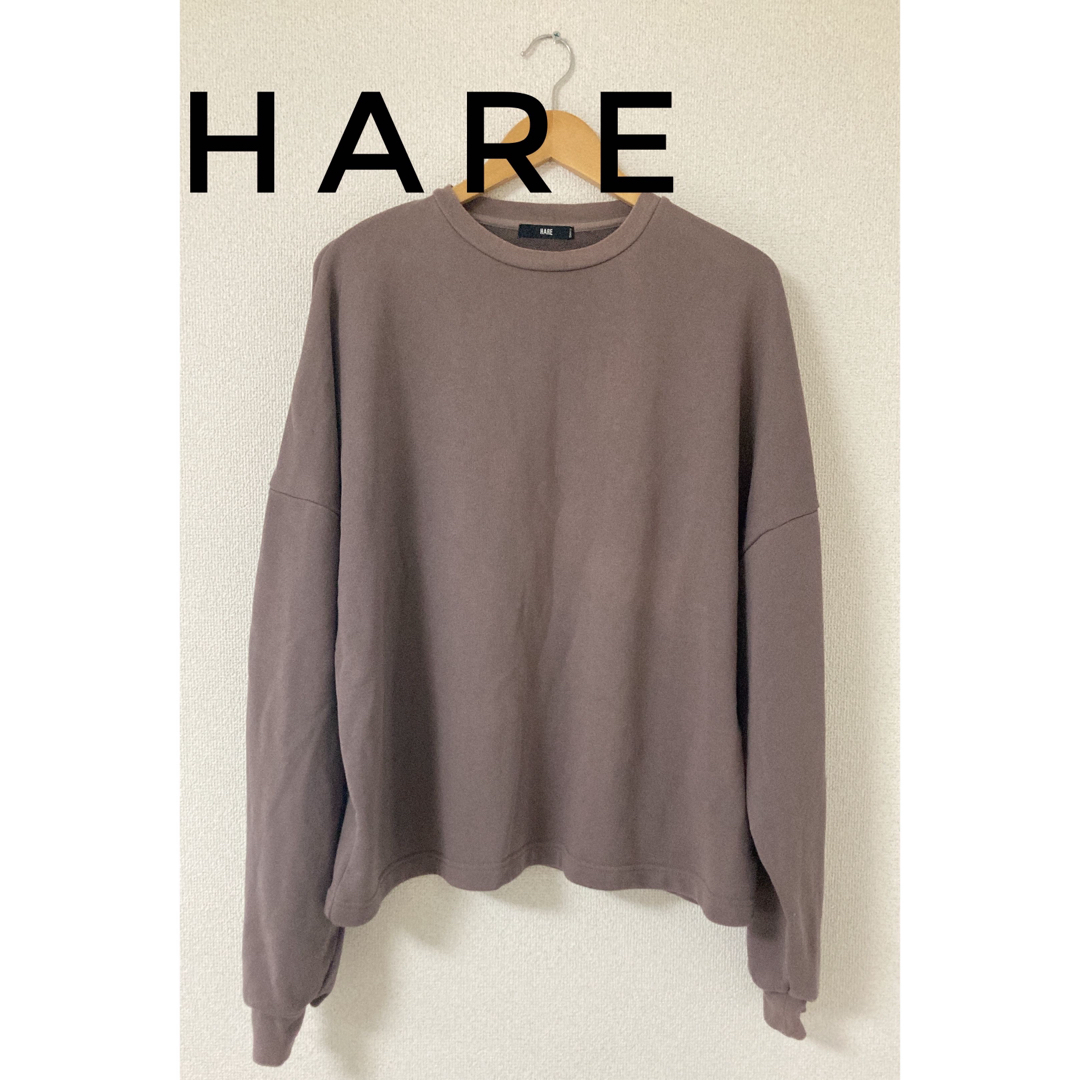 HARE(ハレ)のHARE ソデボリュームビッグスウェット　パープル系その他91 size:S メンズのトップス(スウェット)の商品写真