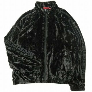 シュプリーム(Supreme)の美品 23AW シュプリーム クラッシュ ベルベット トラック ジャケット(ブルゾン)