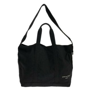 コムデギャルソンオム(COMME des GARCONS HOMME)のCOMME des GARCONS HOMME / コムデギャルソンオム | 2way CANVAS TOTE BAG / ロゴ キャンバス ショルダートートバッグ | ブラック | メンズ(トートバッグ)