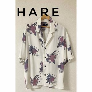 ハレ(HARE)のHARE アートトロピカルビッグカイキンシャツ　オフホワイト05 size:S(シャツ)