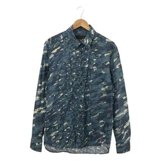 ルイヴィトン(LOUIS VUITTON)のLouis Vuitton / ルイヴィトン | 2016SS | キムジョーンズ期 カモフラシャツ | L | ブルー/ホワイト | メンズ(Tシャツ/カットソー(七分/長袖))