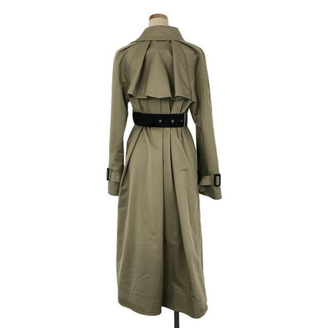 sacai(サカイ)のsacai / サカイ | 2023SS | Gabardine Panelled Coat トレンチコート | 1 | ベージュ/ブラック | レディース レディースのジャケット/アウター(その他)の商品写真