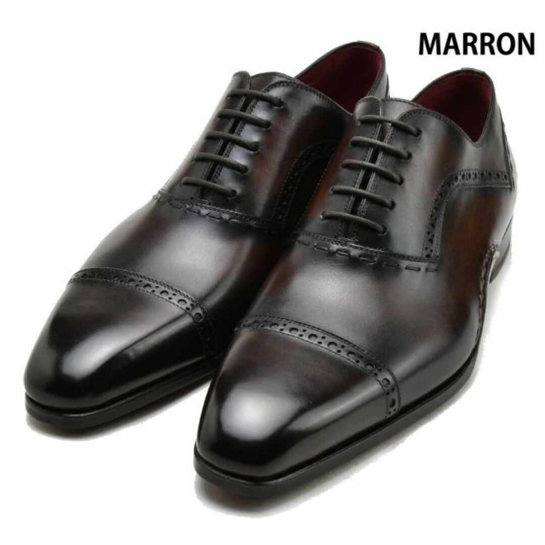 MAGNANNI(マグナーニ)の【NEGRO】マグナーニ ドレスシューズ メンズ ストレートチップ オパンカ製法 内羽根式 革靴 ブラック 黒 MAGNANNI【送料無料】 メンズの靴/シューズ(ドレス/ビジネス)の商品写真