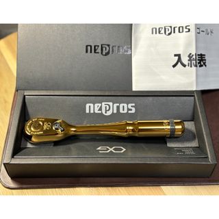 ネプロス ラチェットハンドル NBR390GL IPゴールド(工具)