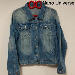 ナノユニバース(nano・universe)のNano Universeレディースデニムジャケット　シャツ  上着アウター長袖(Gジャン/デニムジャケット)