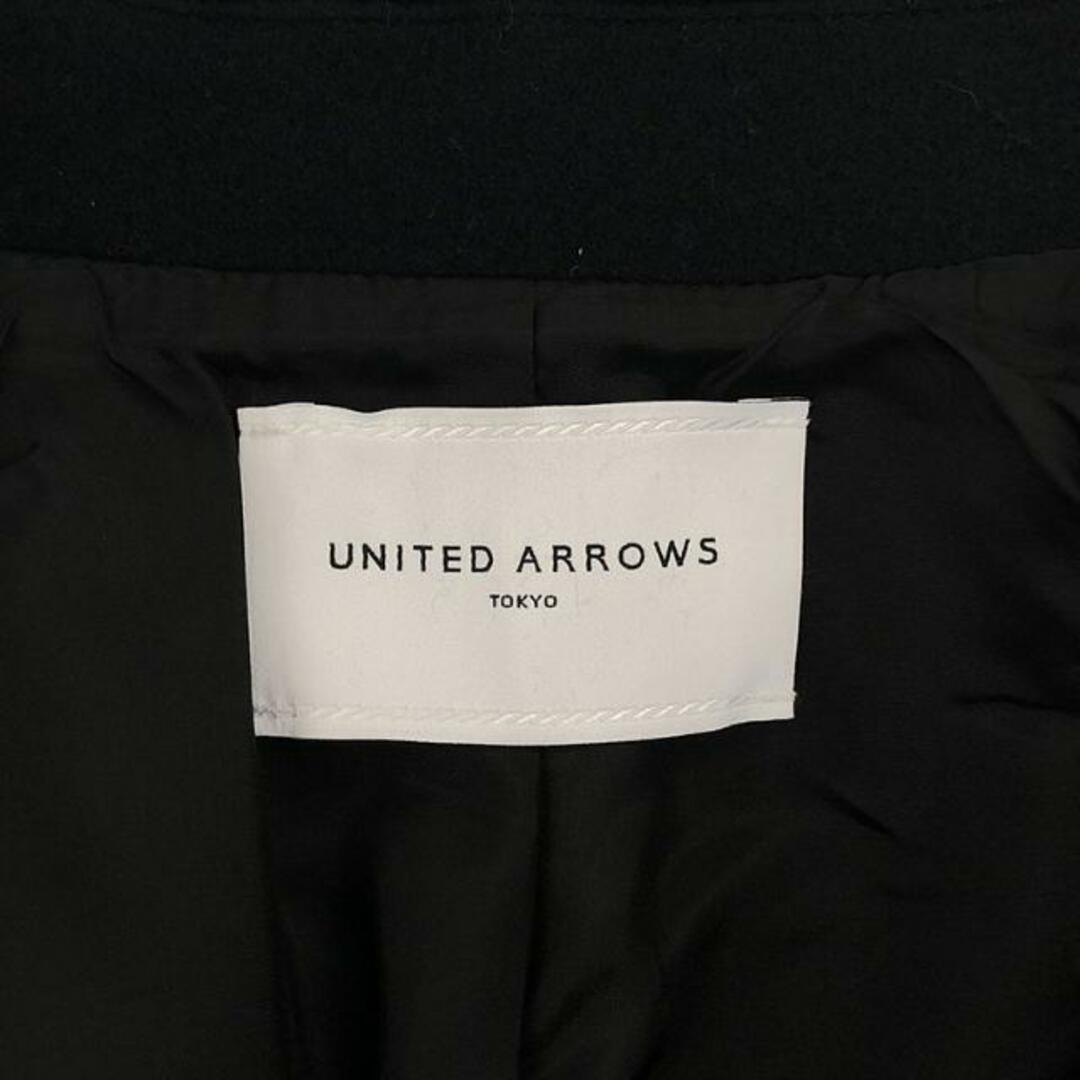 UNITED ARROWS(ユナイテッドアローズ)の【新品】  UNITED ARROWS / ユナイテッドアローズ | メルトン Pコート | 36 | ブラック | レディース レディースのジャケット/アウター(その他)の商品写真