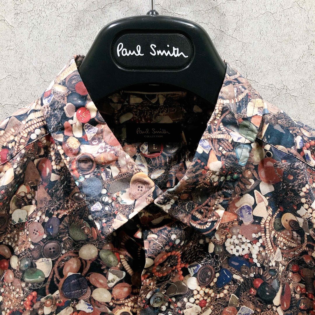 Paul Smith COLLECTION(ポールスミスコレクション)のポールスミス 長袖シャツ 総柄/ブラウン系 メンズのトップス(シャツ)の商品写真