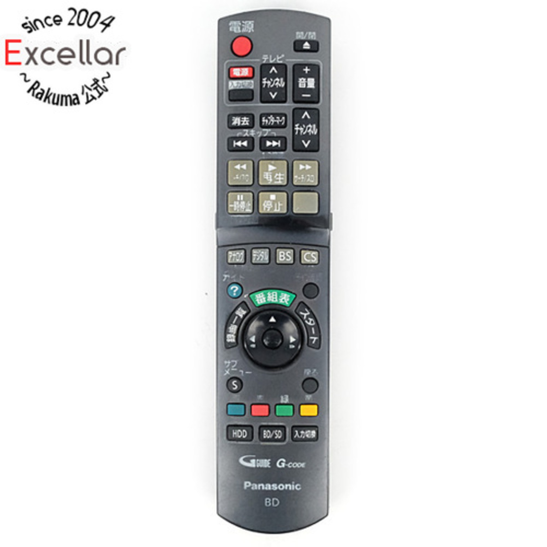 Panasonic ブルーレイレコーダーDIGA DMR-BR580 純正リモコン付き Panasonic ブルーレイレコーダーDIGA DMR-BR580 純正リモコン付き
